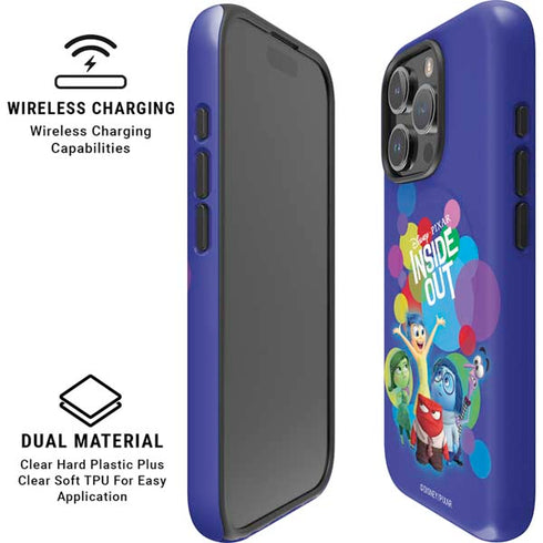 Disney Inside Out Character Group iPhone 16 Pro Max Magsafe Impact Case